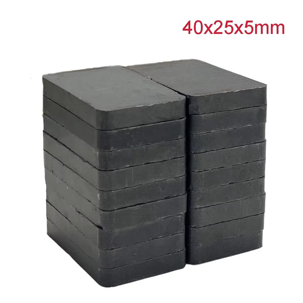 Hobby Is Science - 8/12pcs Ferrite Ceramic Blocks Magnets 40×25×5mm