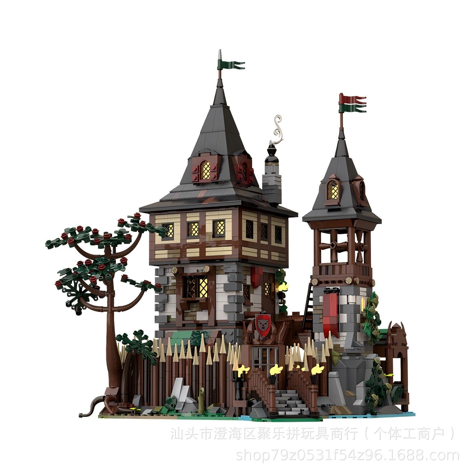 Hobby Is Science - MOC Bear King Castle Mosaic Building