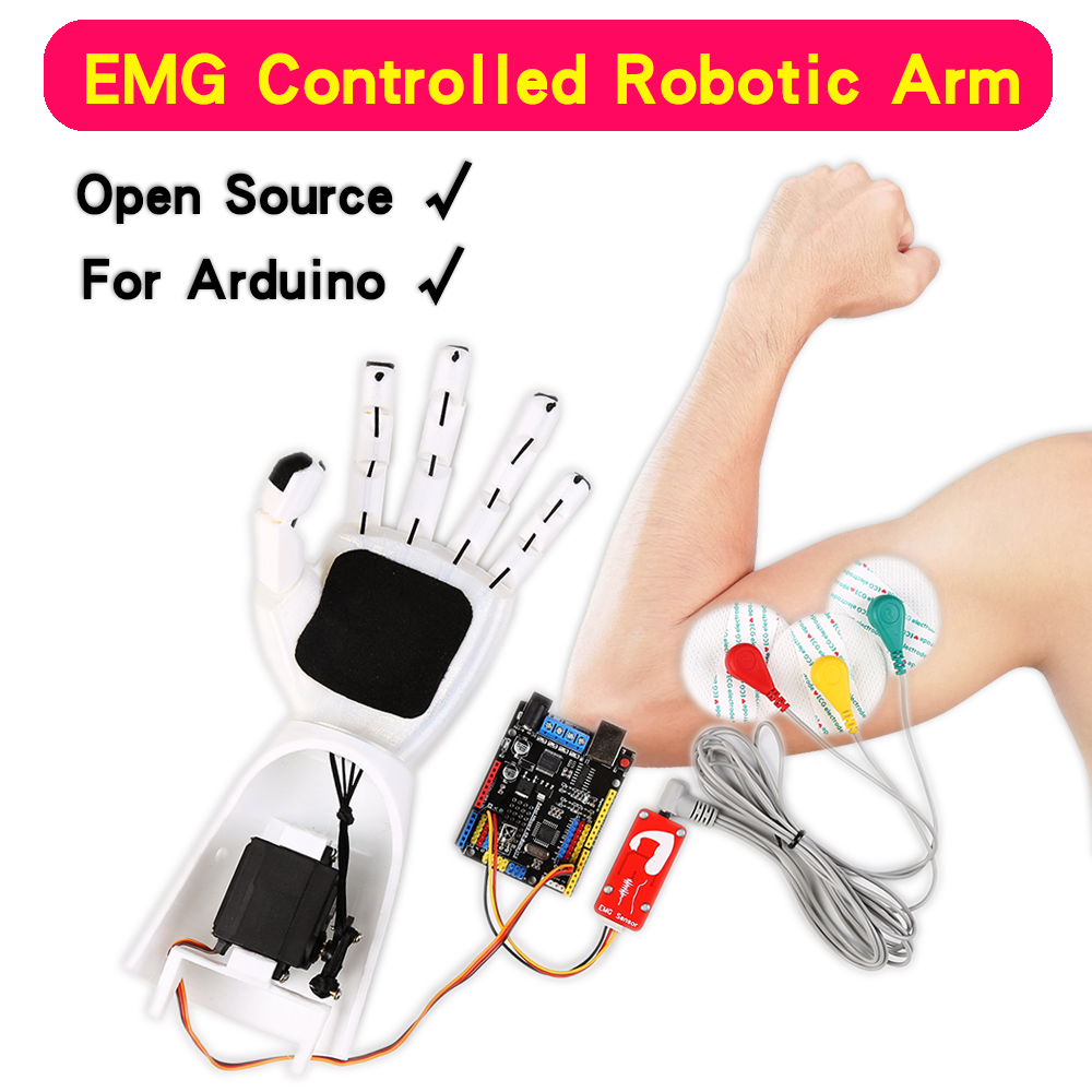 EMG Sensor Robotic Arm Electri - đánh giá và giá Science Robotics