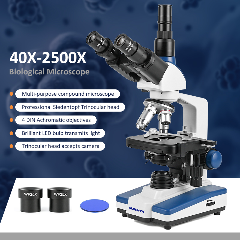 40X-2500X Professional Biologi - đánh giá và giá Microscope Compound 40X