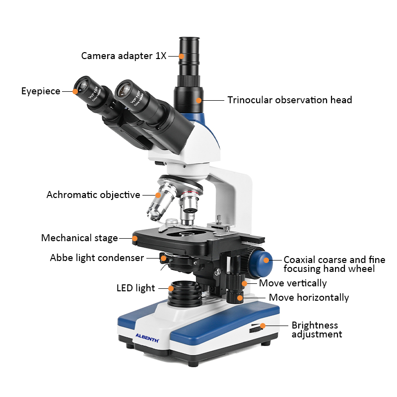 40X-2500X Professional Biologi - đánh giá và giá Microscope Compound 40X