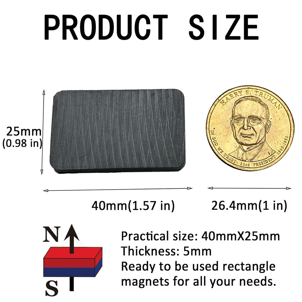 Ferrite Ceramic Blocks Magnets - đánh giá và giá Hobby Is Science