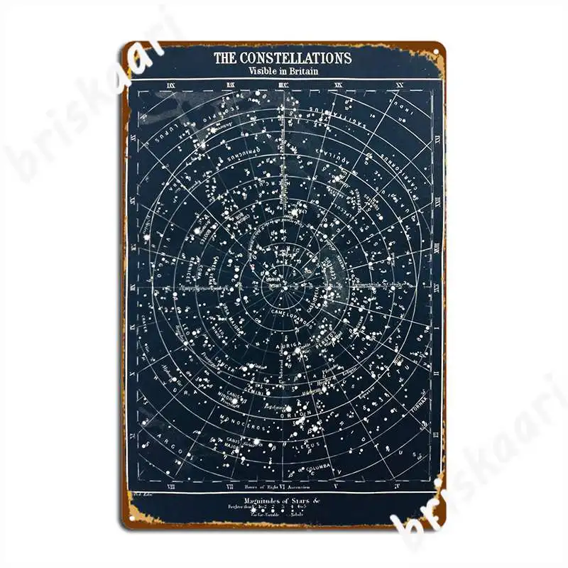 Vintage Star Constellations Ma - đánh giá và giá Star Map Poster