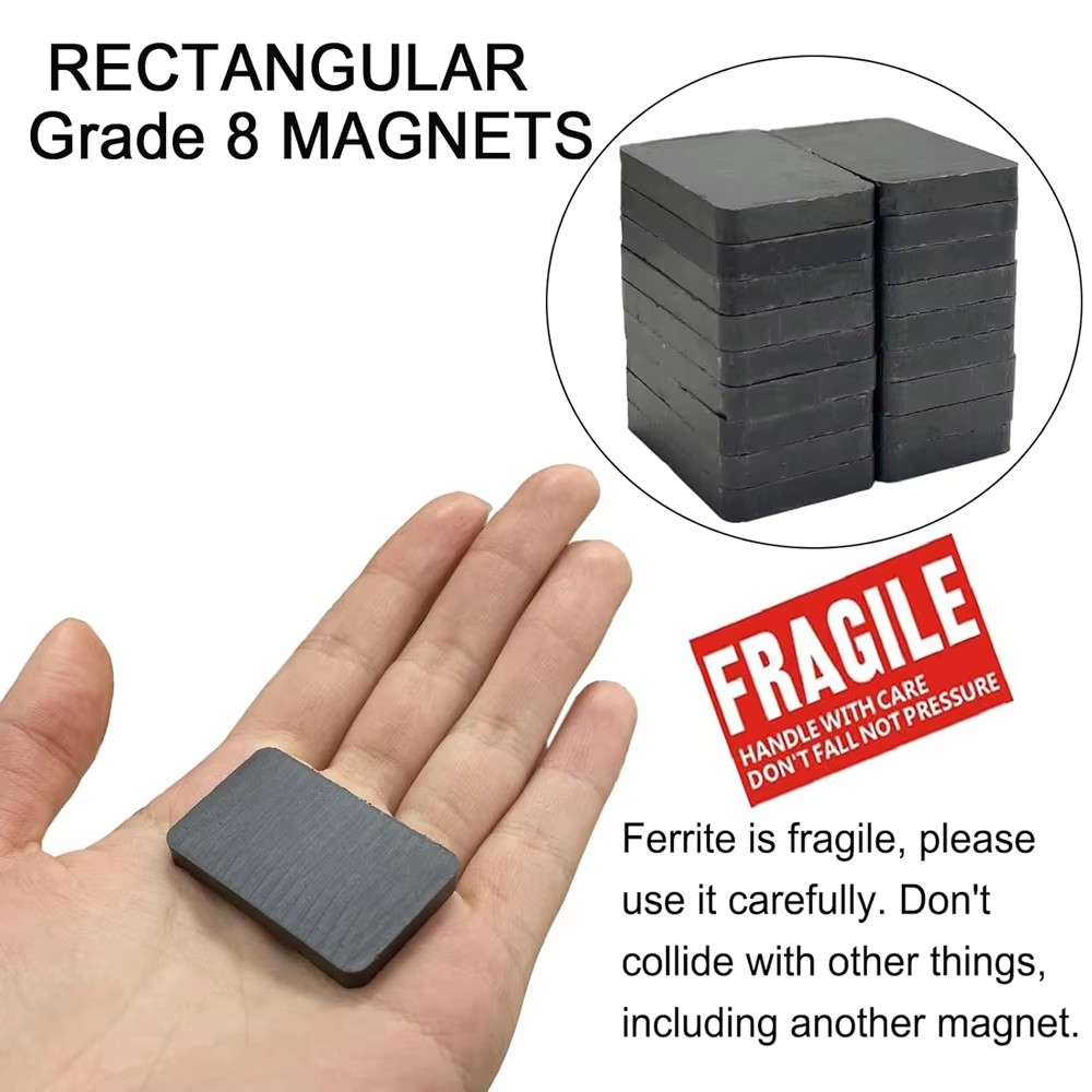 8/12pcs Ferrite Ceramic Blocks - đánh giá và giá Hobby Is Science