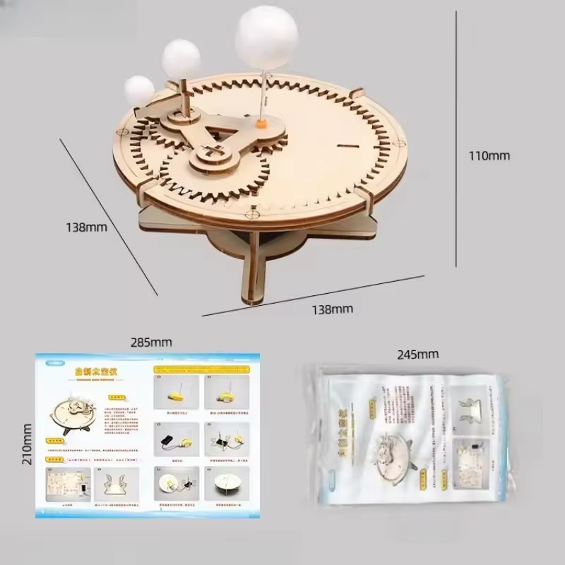 Wooden Solar System Mechanica - đánh giá và giá Hobby Is Science