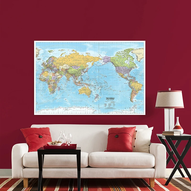 World Map 2012 Fabric Large Po - đánh giá và giá Star Map Poster