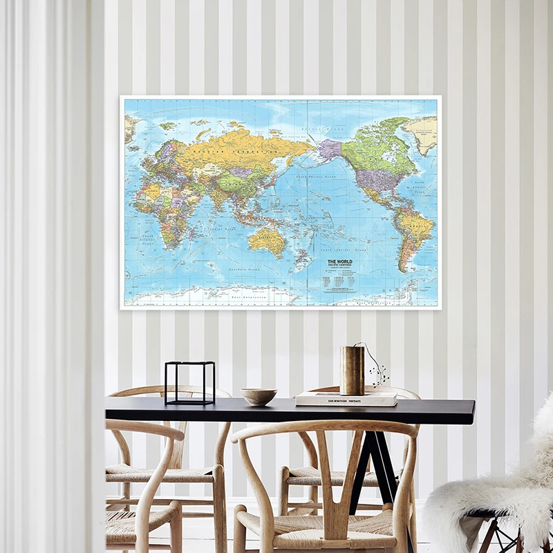 World Map 2012 Fabric Large Po - đánh giá và giá Star Map Poster