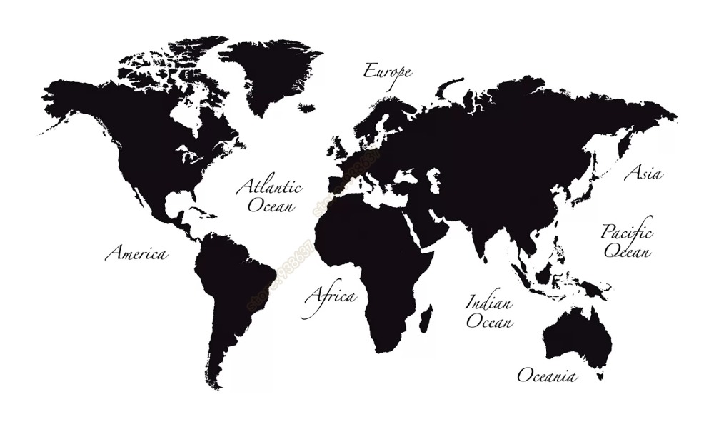 Lớn Bản Đồ Thế Giới Vinyl Deca - đánh giá và giá Star Map Poster