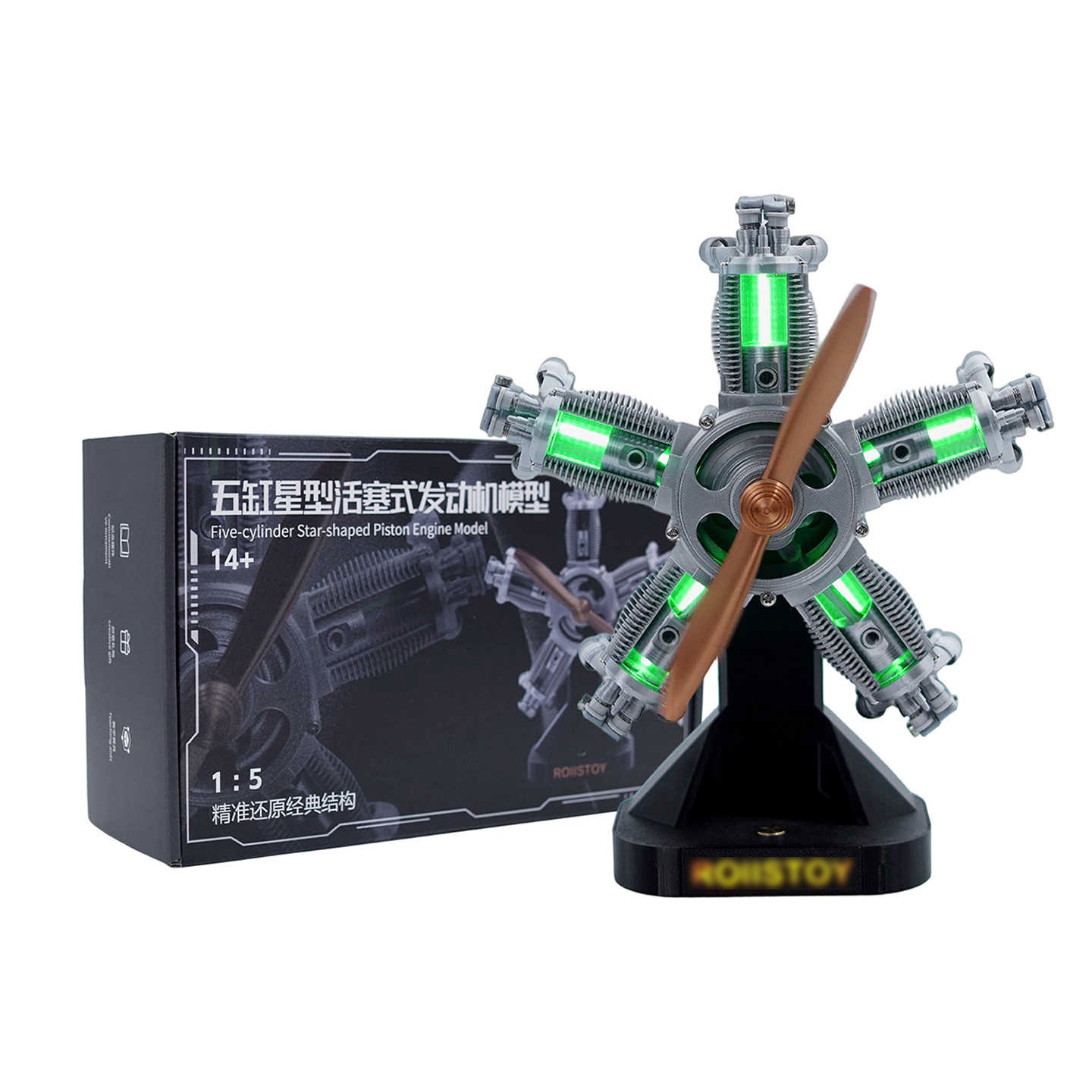 1:5 Scale 5-Cylinder 4-Stroke  - đánh giá và giá Hobby Is Science