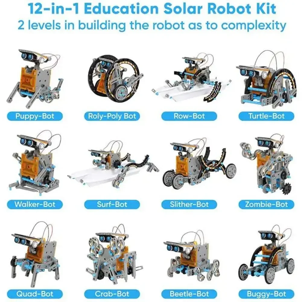 13 in 1 Solar Powered Robot Sc - đánh giá và giá Science Robotics