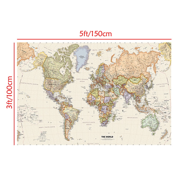 Vintage Hanging Poster World M - đánh giá và giá Star Map Poster