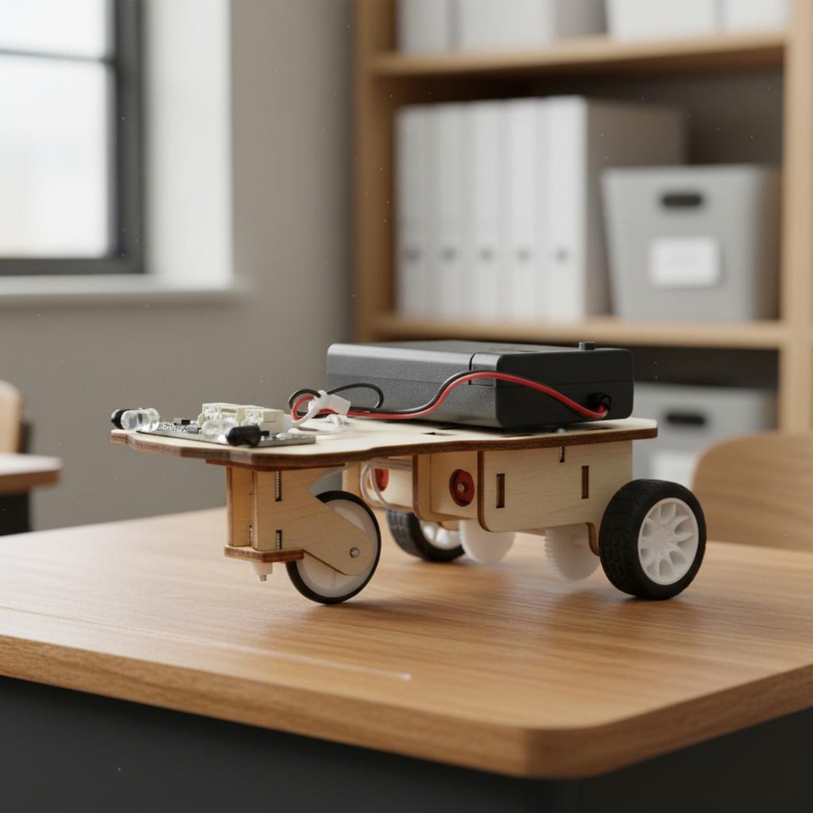 Wooden Intelligent Vehicle Kit - đánh giá và giá Science Robotics