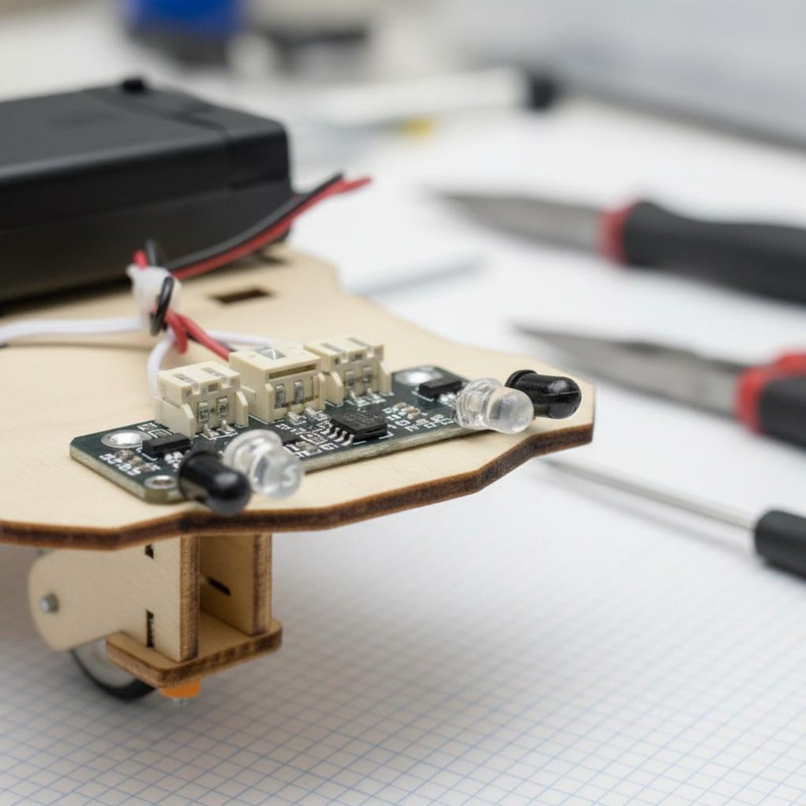 Wooden Intelligent Vehicle Kit - đánh giá và giá Science Robotics